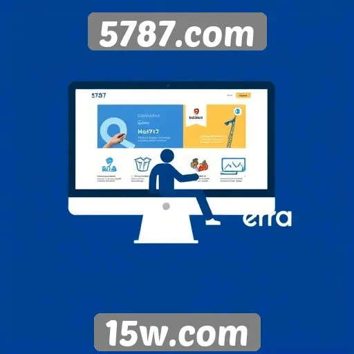 Acessibilidade e navegação no site 5787.com